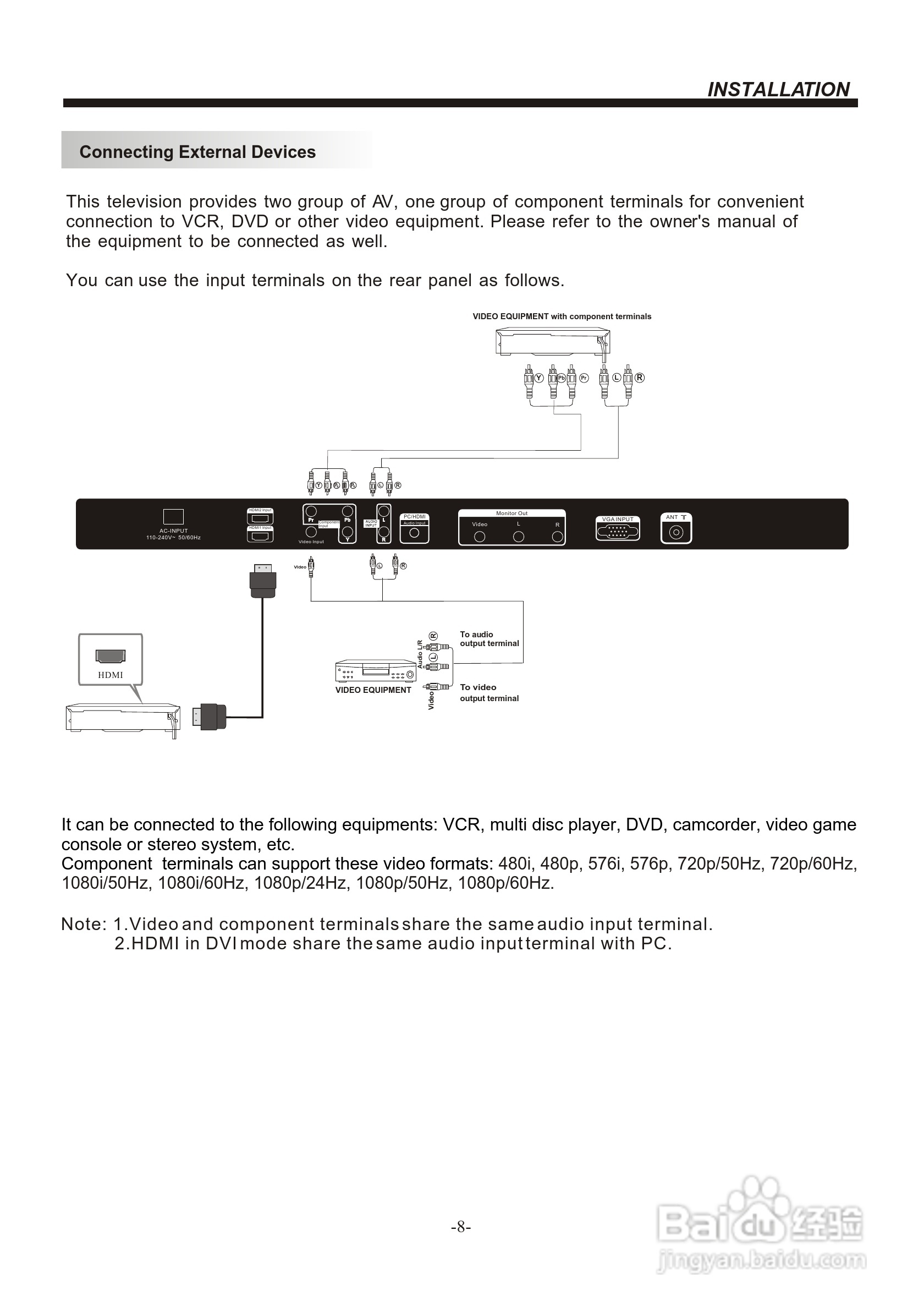 声宝LC-32N1H型液晶电视机说明书:[3]