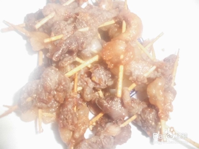 家中美食----自制美味羊肉串