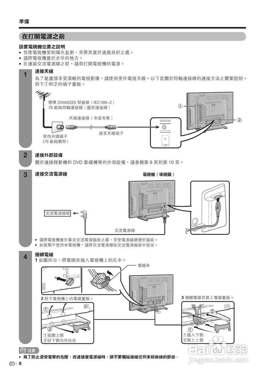 声宝LC-42GX3H型液晶电视机说明书:[1]