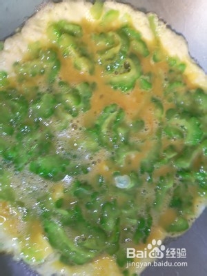 苦瓜煎蛋美味菜