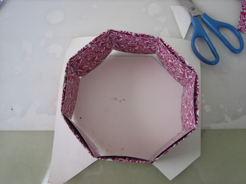 纸牌制作小小收纳盒（一）