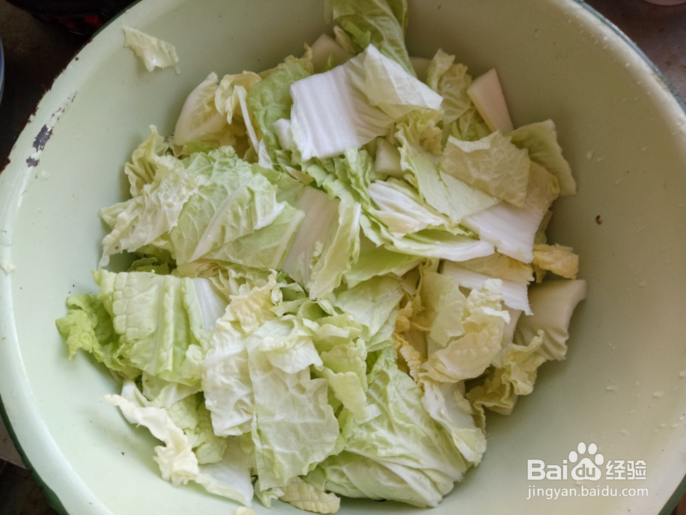 家常版猪肉白菜炖粉条