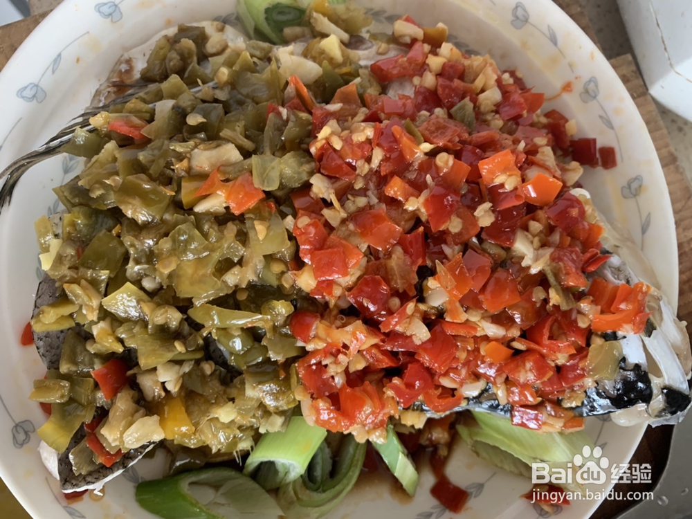 简单家常双椒鱼头