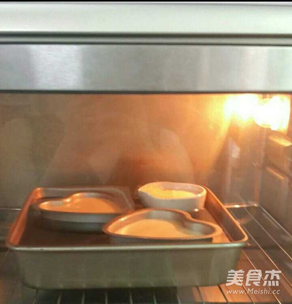 心形棉花蛋糕
