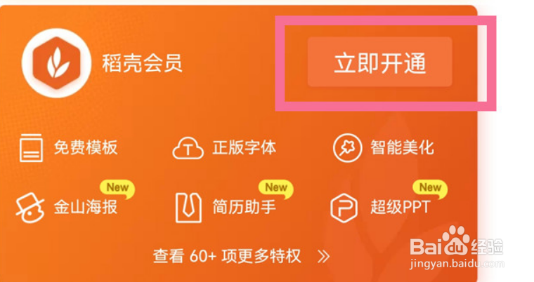 wps稻壳会员怎么只购买一个月