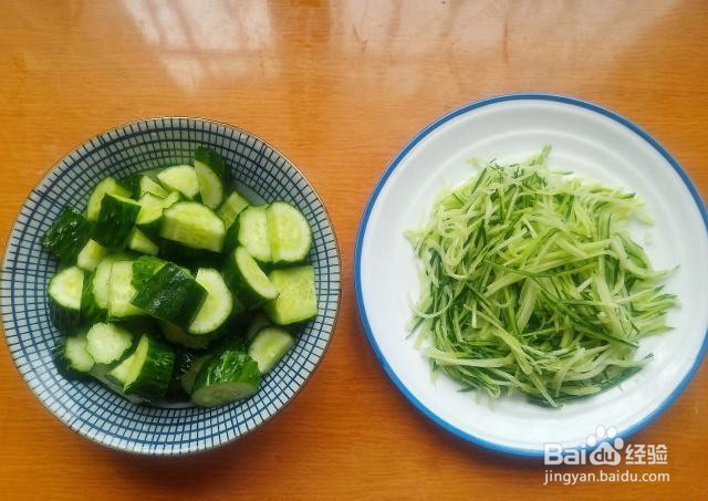 家庭自制黄瓜凉皮