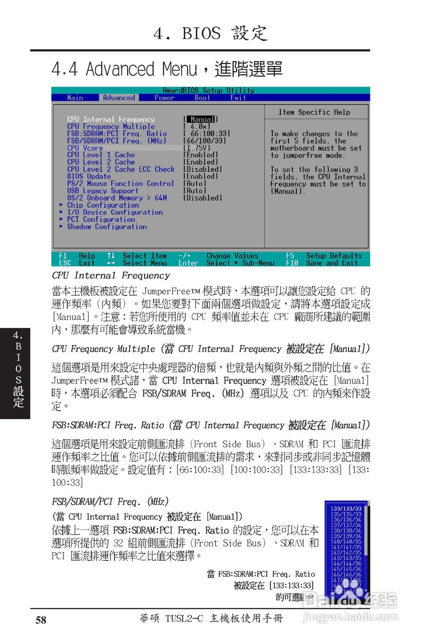 ASUS主机板TUSL2-C使用手册:[6]