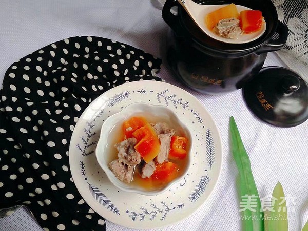 排骨木瓜汤的做法