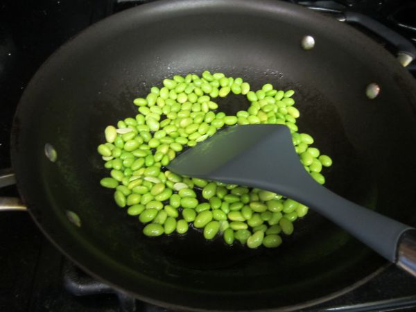 丝瓜开洋炒毛豆