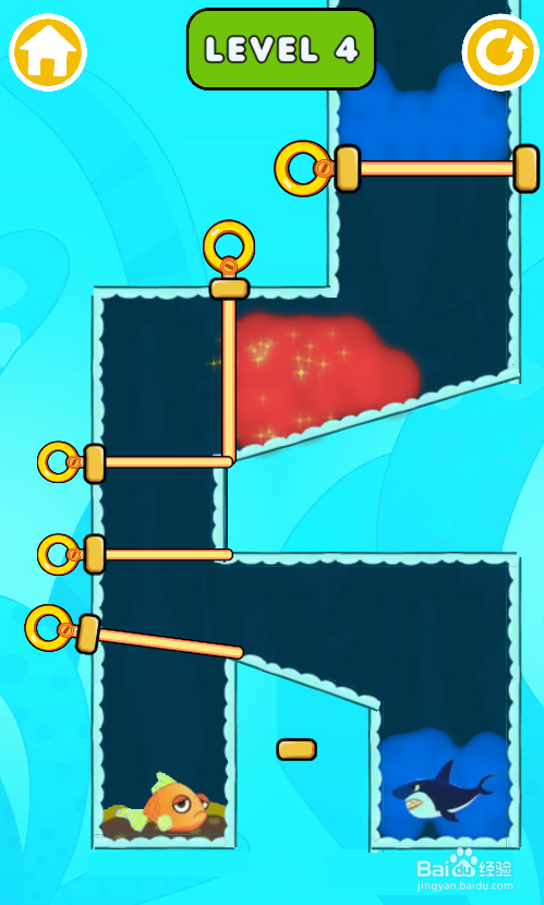 如何营救小金鱼（Level 4）