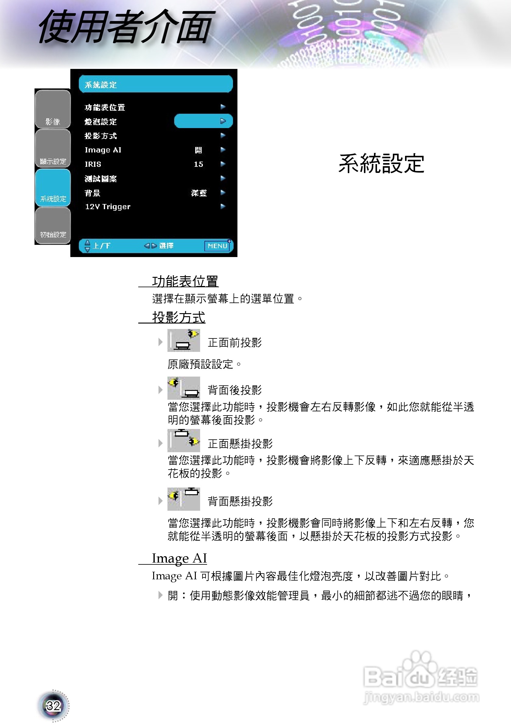 奥图码 HD803投影机说明书:[4]