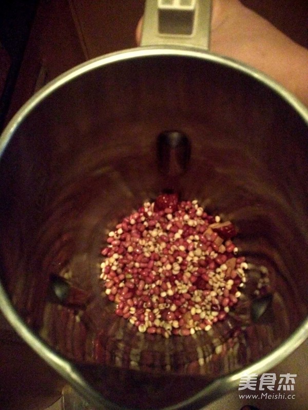 红豆红枣薏米糊