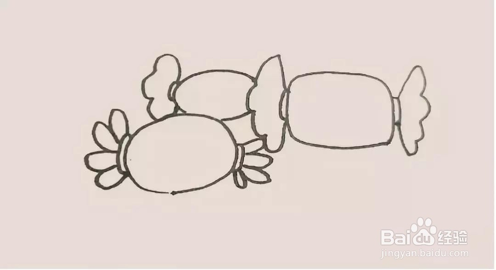 如何教孩子2分钟快速画糖果