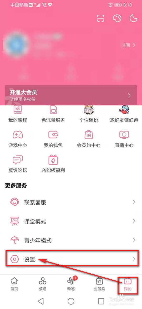 哔哩哔哩WiFi下自动准备安装包怎么开启或关闭