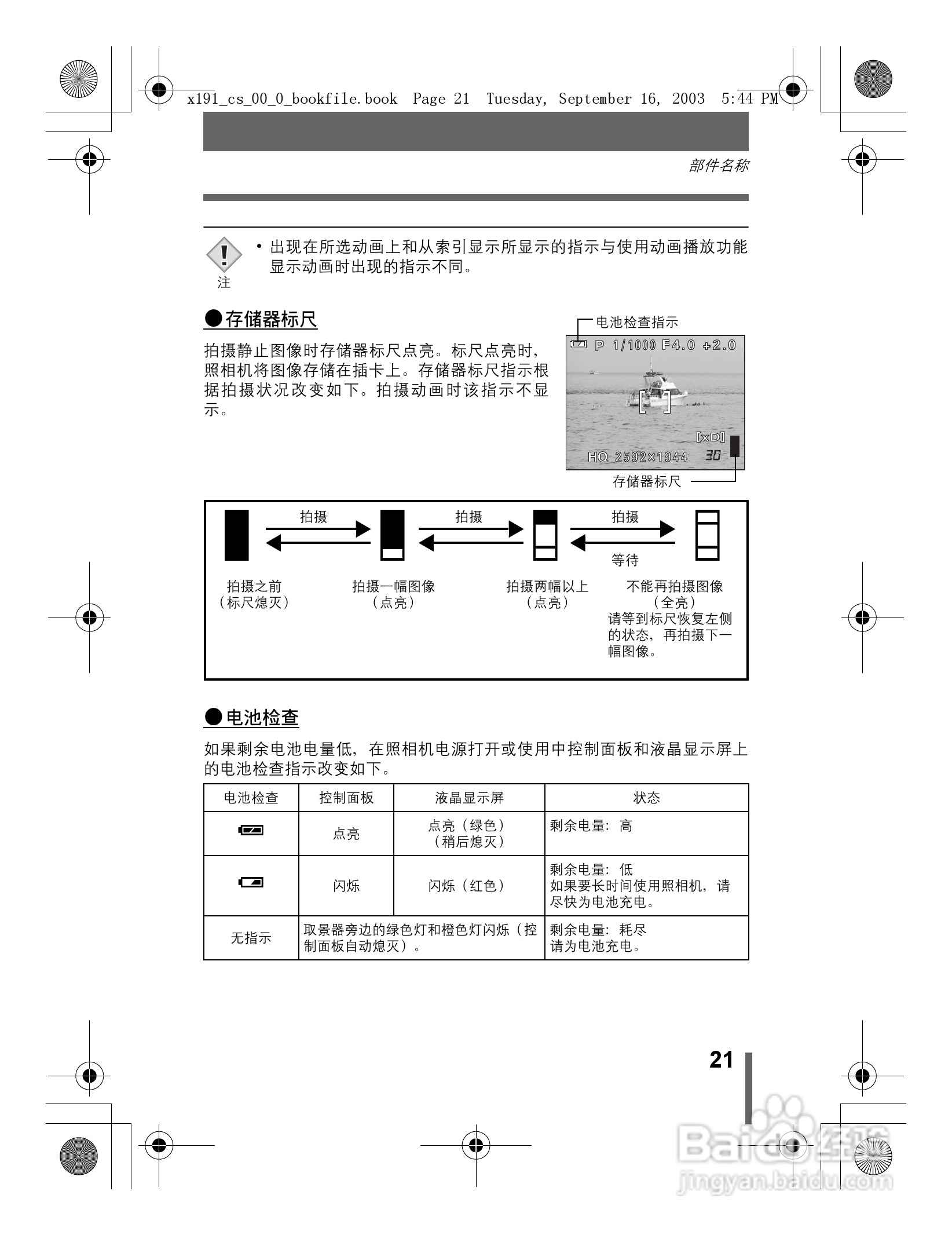 奥林巴斯 C-5060ZOOM数码相机说明书:[3]