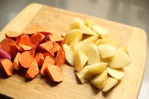 美味可口烤蔬菜