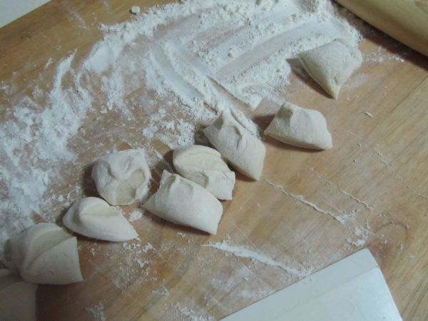 佛手瓜三鲜锅贴