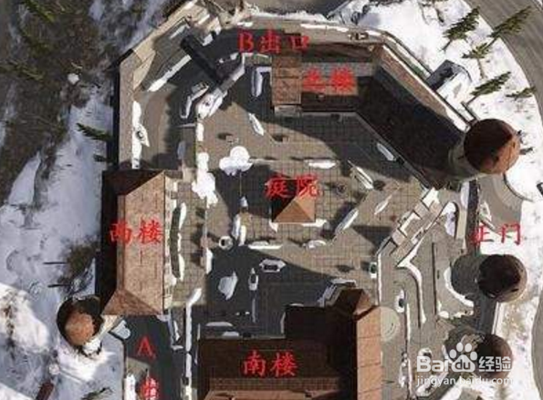 绝地求生维寒迪城堡点位详解