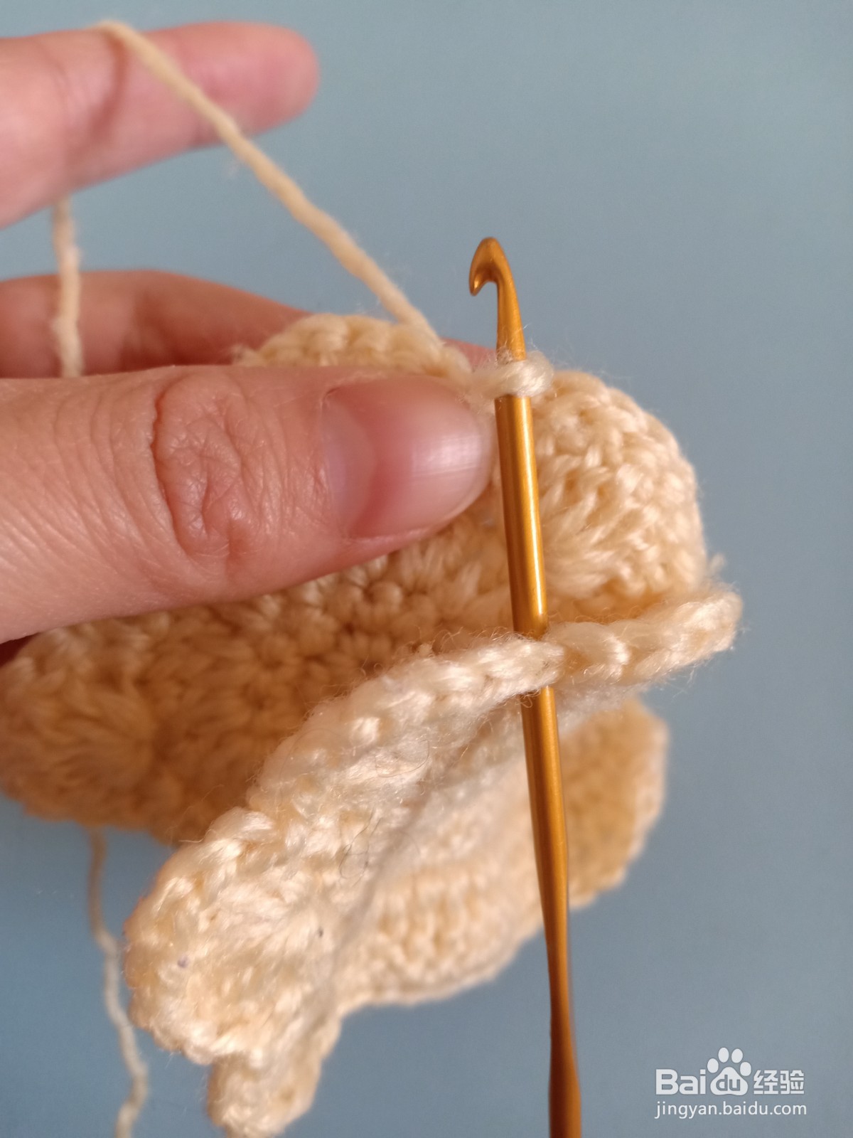 猫爪手套编织教程