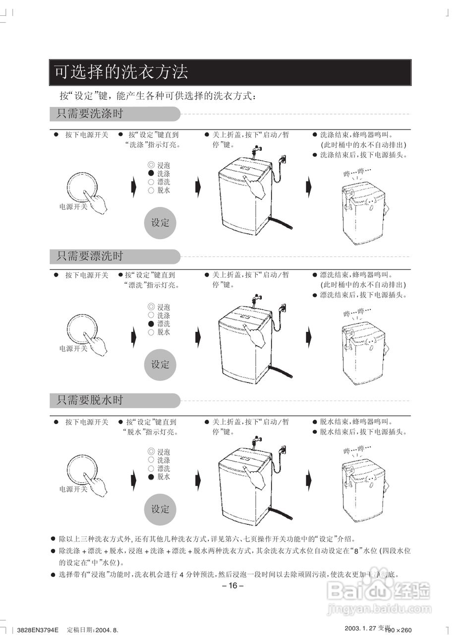 LG XQB50-12SF洗衣机使用说明书:[2]