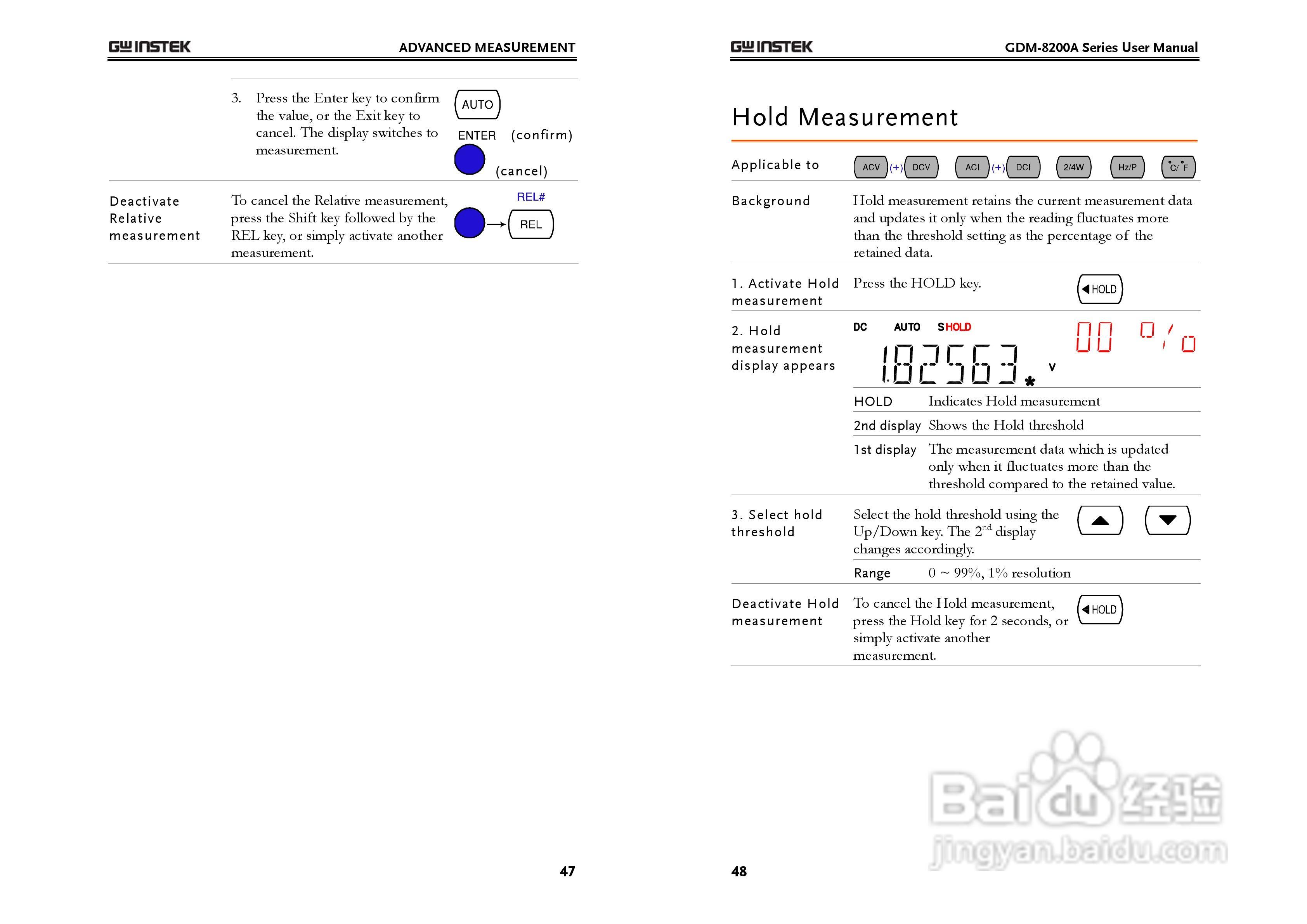 固纬GDM-8251A数字万用表使用说明书:[3]