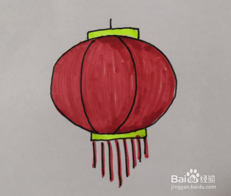 简笔画：红灯笼怎么画？