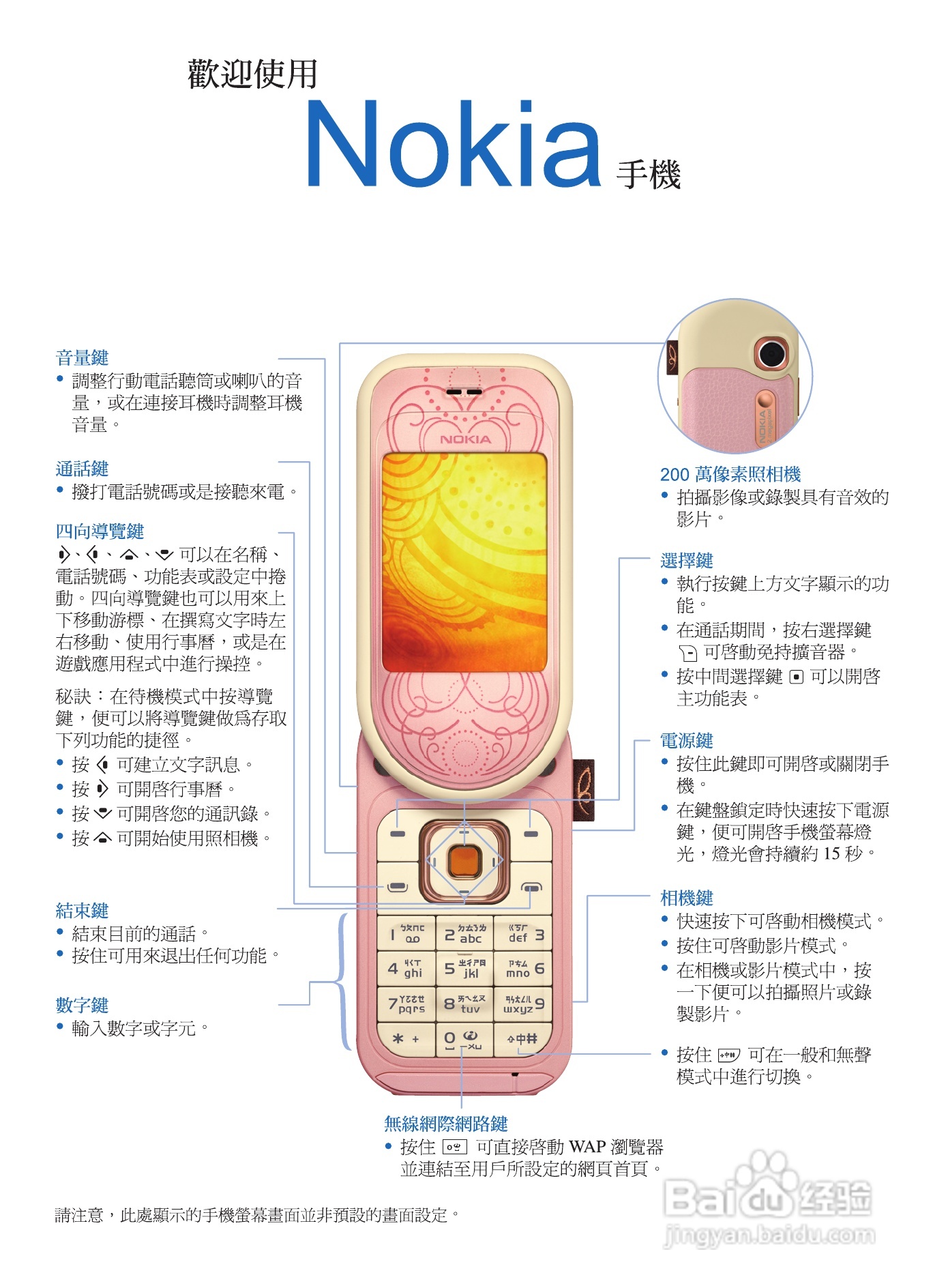 诺基亚7373手机使用说明书:[1]