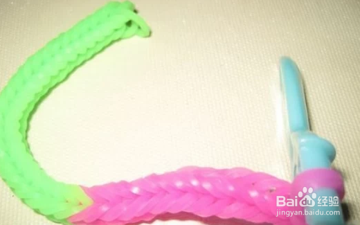 不用工具用皮筋编手链