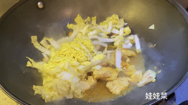 咖喱娃娃菜炒肉