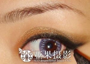 春夏性感新娘猫眼妆画法