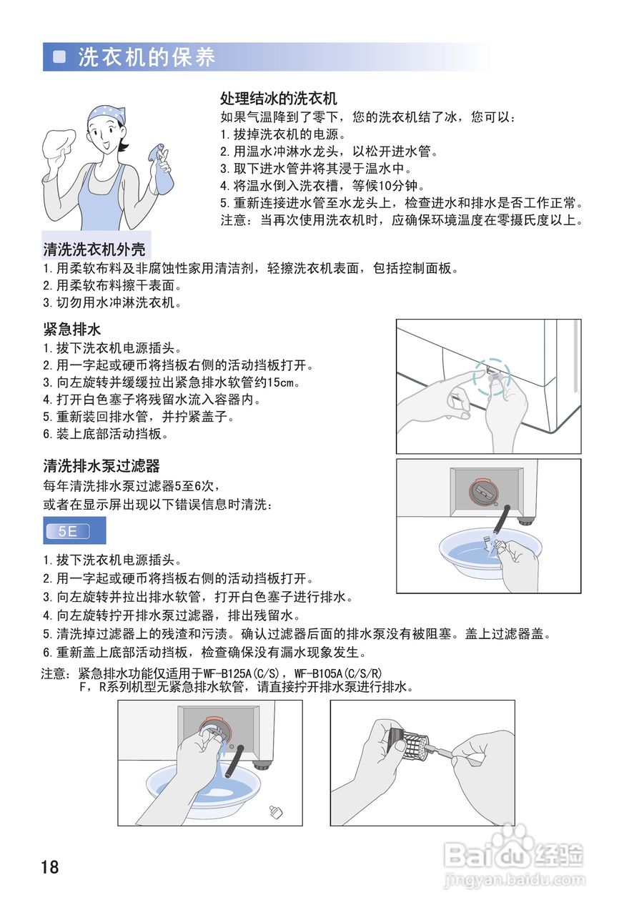 三星WF-R105A(C/S)洗衣机用户手册:[2]