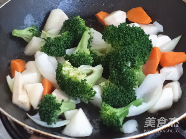 山药西兰花的做法