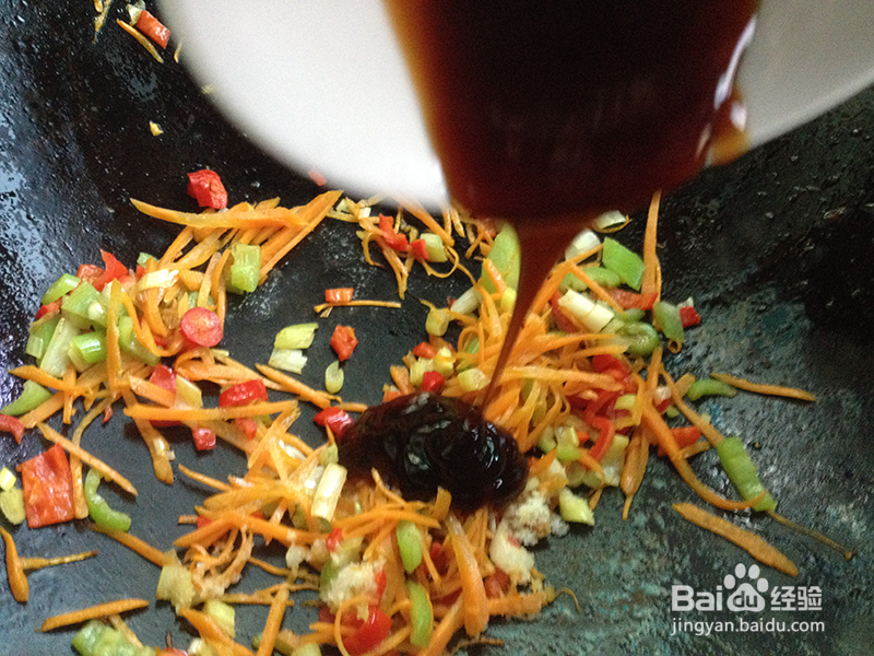 油炸小鱼豆腐丝