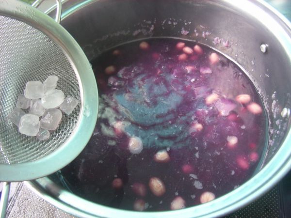 紫薯花生西米露