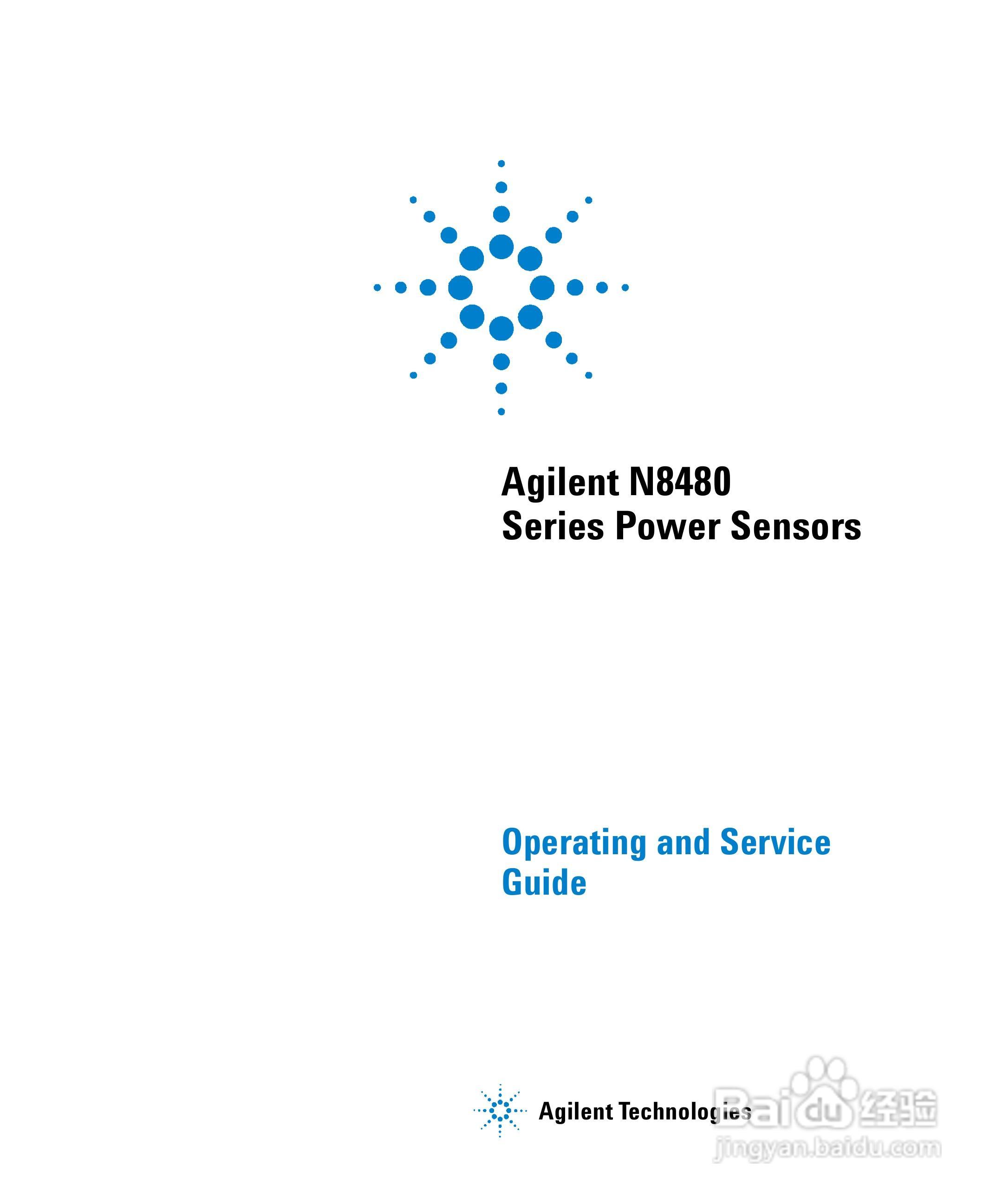 N8482A功率感测器使用手册:[1]
