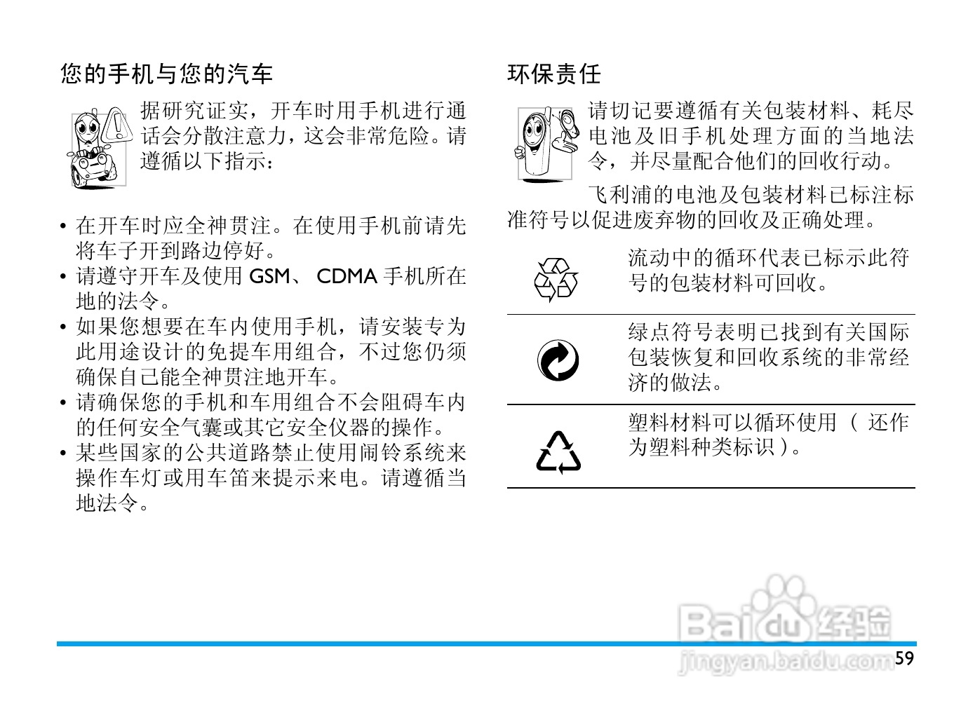 飞利浦 C600使用说明书:[6]