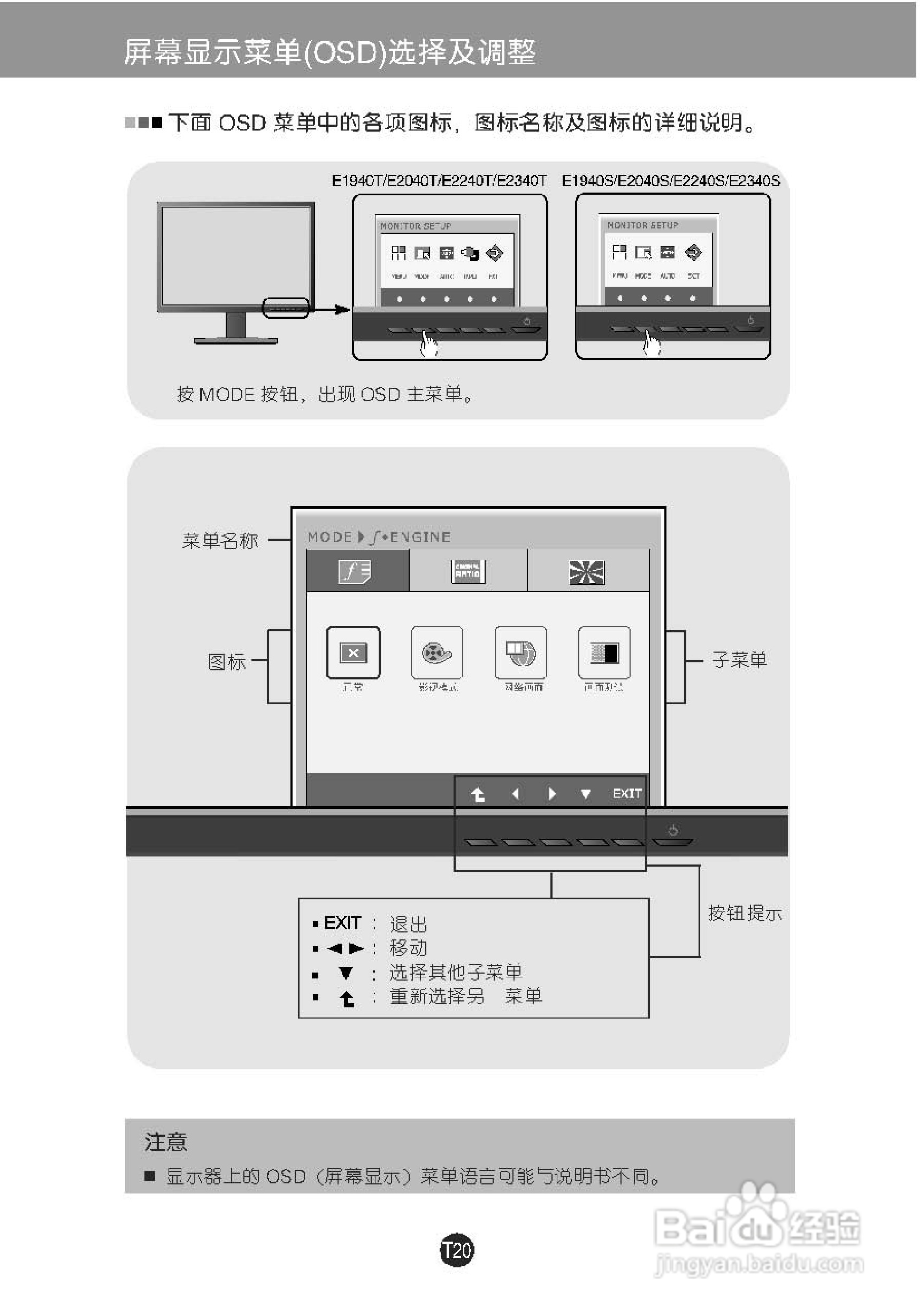 LG E2240T液晶显示器使用说明书:[3]