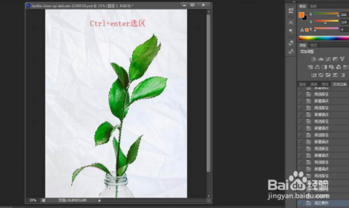 ps实用小技巧：快速抠出植物