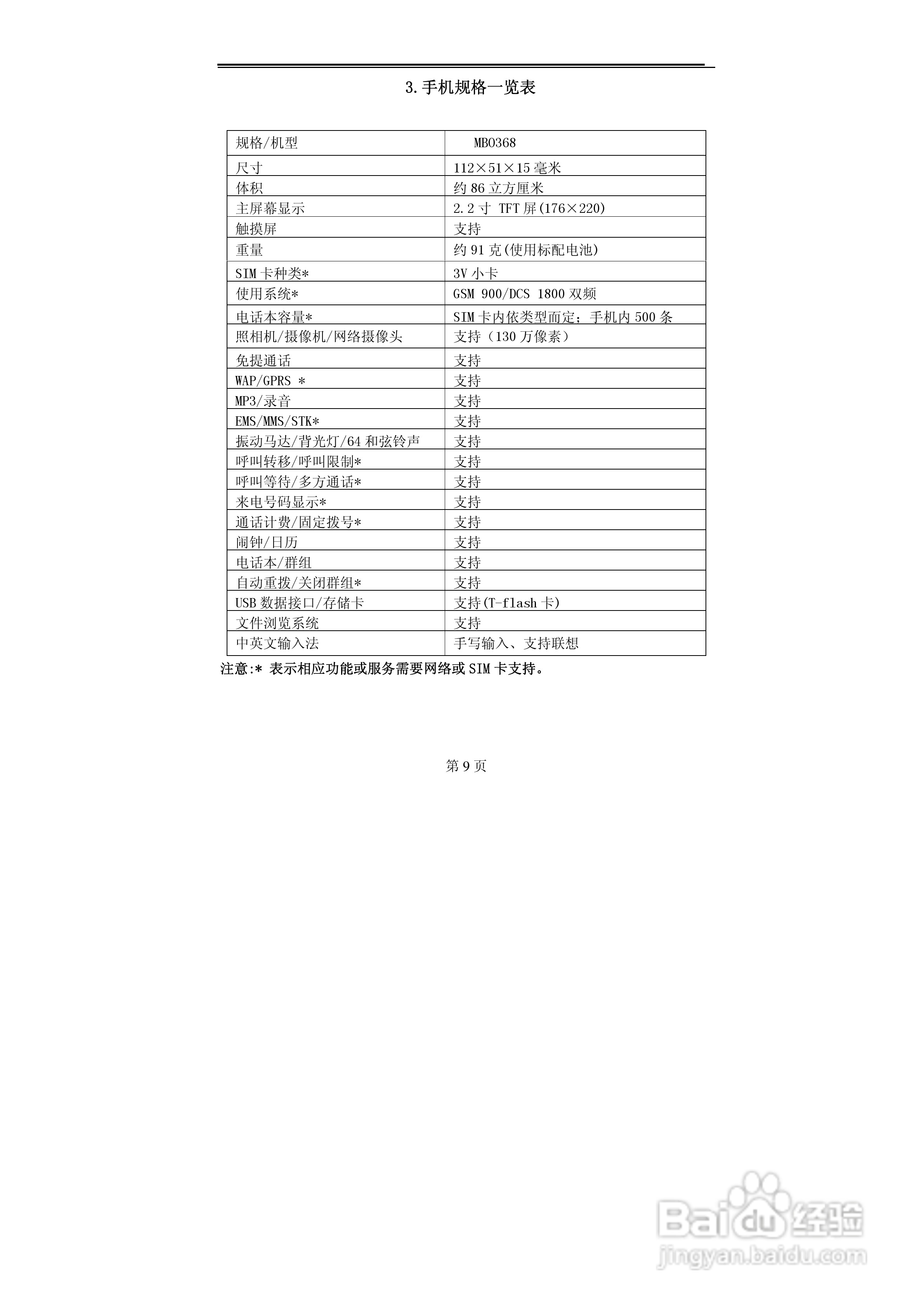 TCL MBO368手机使用说明书:[1]