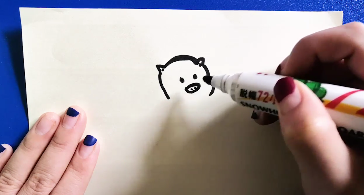 简笔小猪怎样画