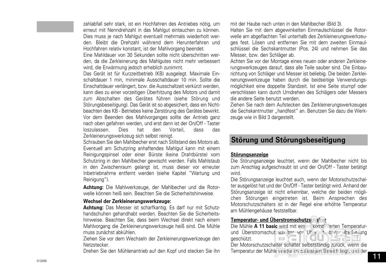 IKA A11分析研磨机使用说明书:[2]