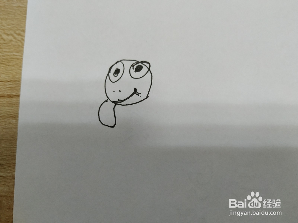 可爱的乌龟简笔画怎么画呢