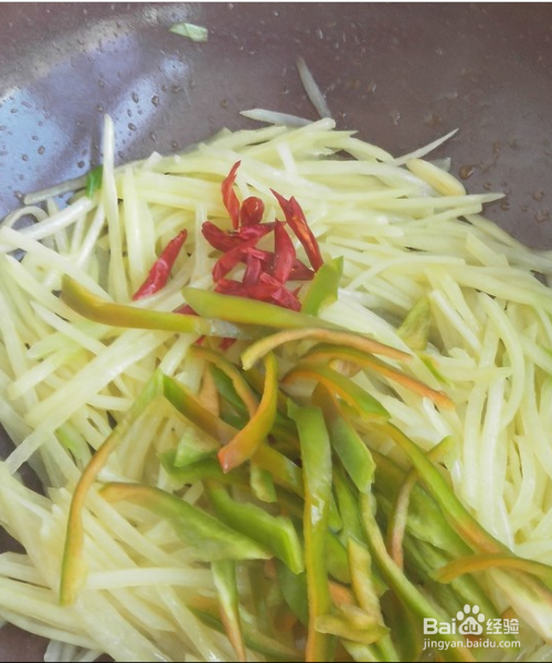 酸辣土豆丝的做法