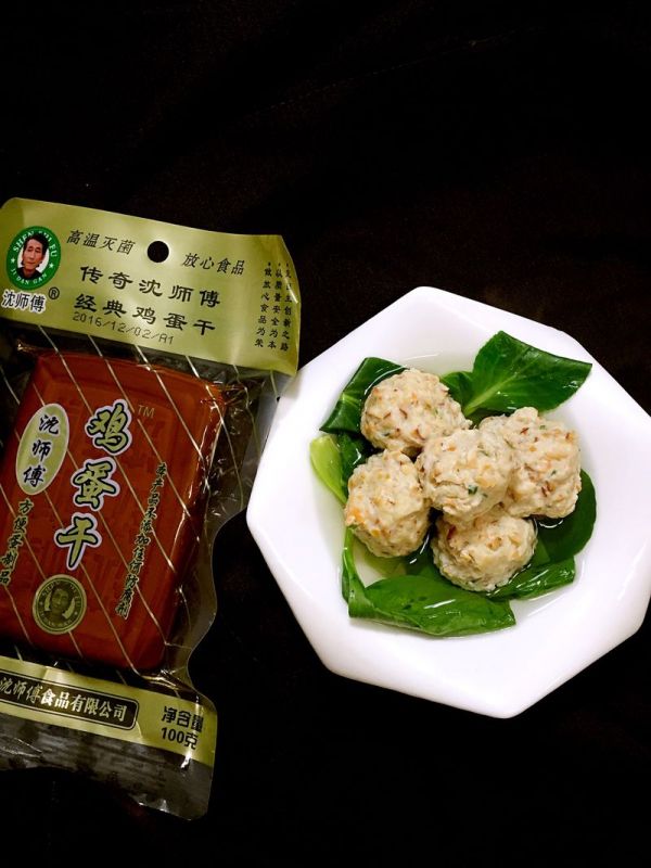 鸡蛋干瘦肉豆腐丸子