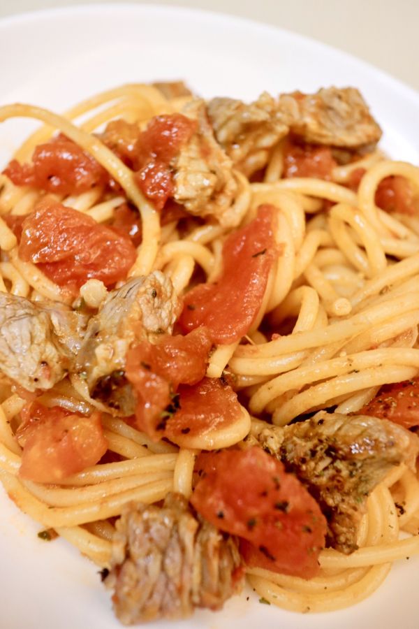 懒人减脂番茄牛肉意大利面