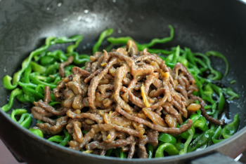 美味青椒牛肉丝