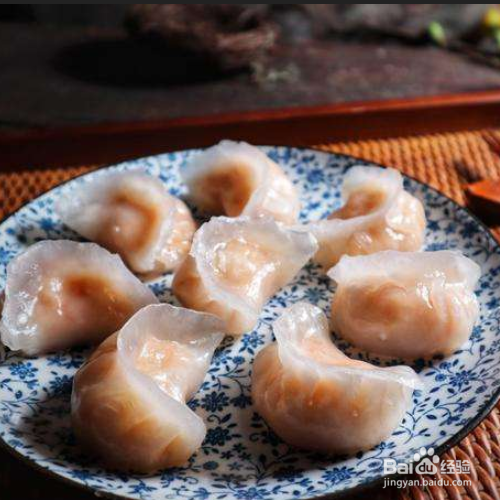 红薯粉做水晶饺的做法