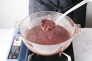 红豆沙紫薯汤圆