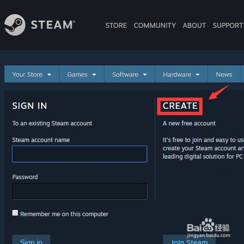 教你如何注册Steam帐号