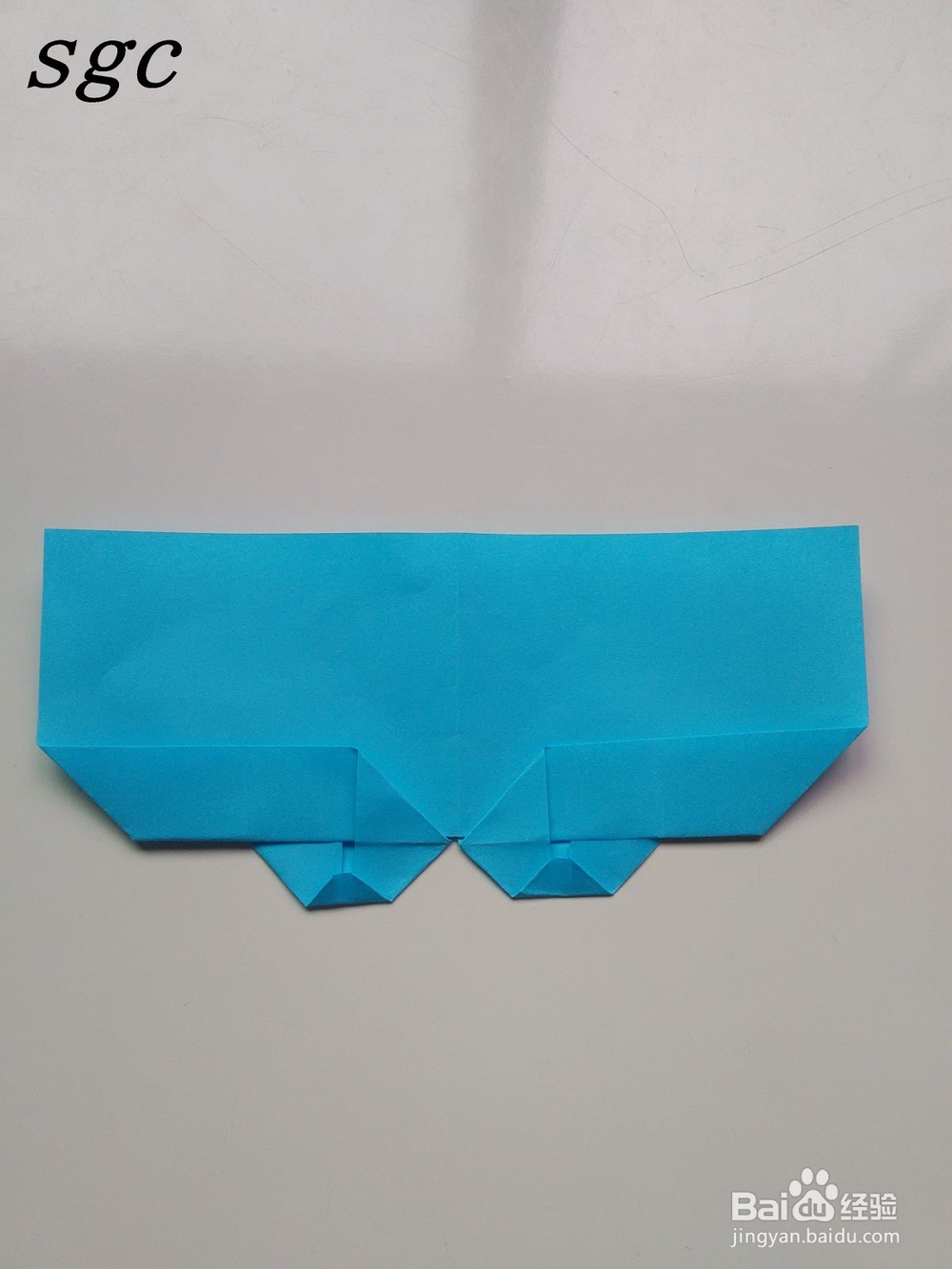 折纸教程——心形书签的折法